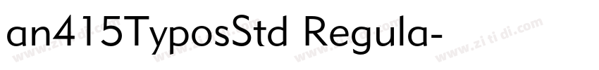 an415TyposStd Regula字体转换